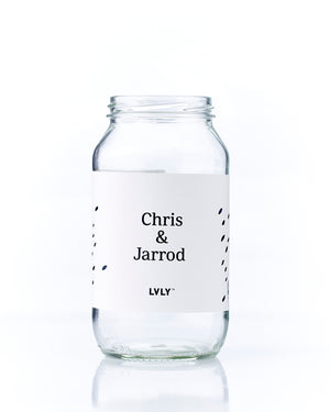 Personalised Jar - Native Posy